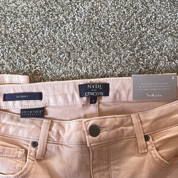 NWT NYDJ for Chico’s skinny jeans size 8 - Picture 4 of 5